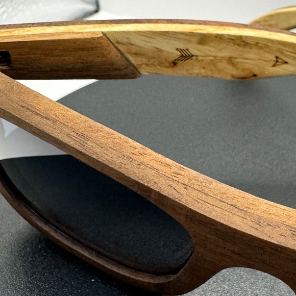 NIB: BANG Mexico: Wooden Polarized Sunglasses: Native Walnut - Picture 2 of 12